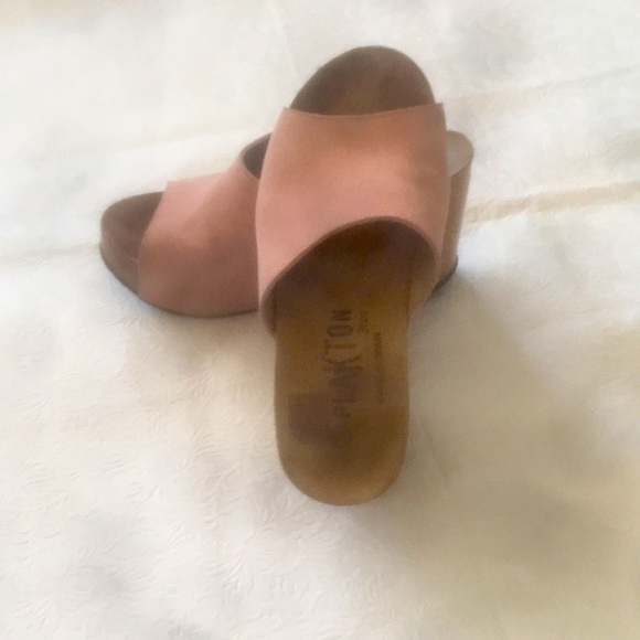 PLAKTON 4” Wedge  Leather Sandal - Picture 8 of 10